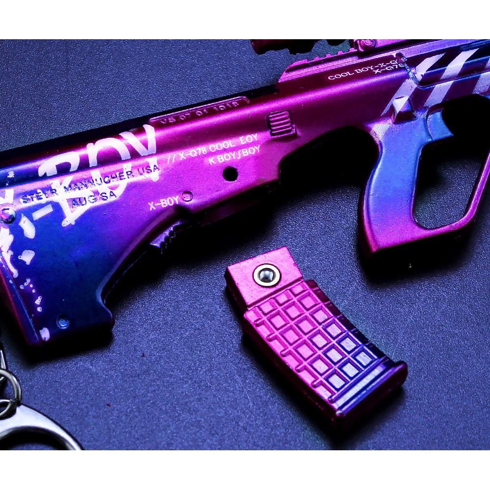 【現貨 - 送刀架】『 魅夜紫皇AUGA3 』17cm 刀 劍 槍 武器 兵器 模型 no.4707-細節圖3
