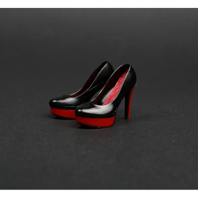 【玩模坊H-042】( 黑紅款 ) 高跟鞋 Phicen 嵐 鋼骨 女素體