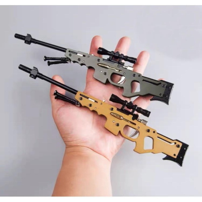 【現貨 】『橡皮筋 - AWM 』25cm 皮筋槍 橡皮筋 刀劍 兵器 武器 模型 no.9611