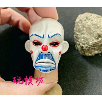 【玩模坊H-136】1/6 小丑 面具 頭雕 模型