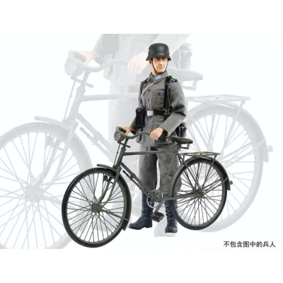 【玩模坊AH-018】1/6 12吋 德軍 二戰 自組 腳踏車 自行車 兵人 玩具 模型