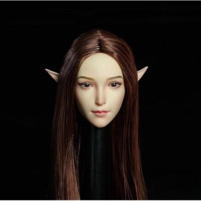 【玩模坊BA-544】1/6 ( B款 ) ( 妖精耳朵，可拆 ) SUPER DUCK 女頭雕 SDH021 模型