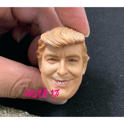 【玩模坊H-136】1/6 12吋 美國總統 川普 男頭雕 模型