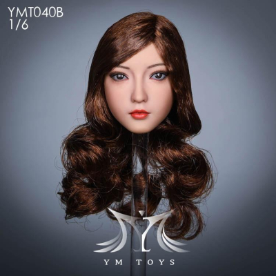 【玩模坊BA-538】1/6 ( B ) YMT040 霞 植髮 女頭雕 YMTOYS 可搭配包膠女素體