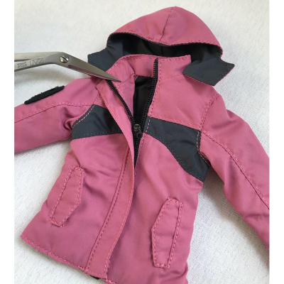 【玩模坊H-098】1/6 12吋（ 衝鋒作戰外套 ）粉色 人偶 特務 服裝 模型
