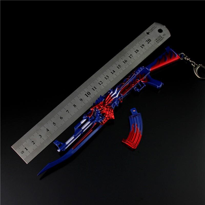 【現貨 - 送刀架】『 火麒麟AK47-能量核心 』22cm  刀 劍 槍 武器 兵器 模型 no.4666-細節圖2