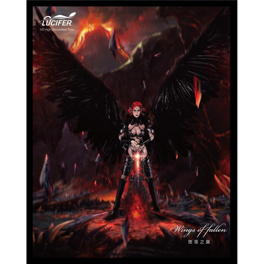 『玩模坊』1/6 12吋 路西法（Lucifer）”堕落之翼 （LXF1701 ）豪華版-細節圖6