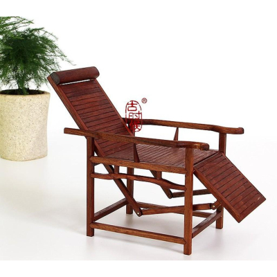 1/6 12吋 花梨木質 躺椅模型H981264145