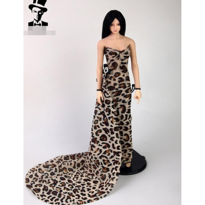 『玩模坊』1/6 12吋 豹紋晚禮服性感連衣裙E25149405955