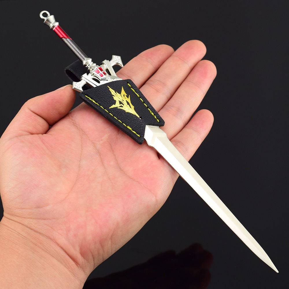 【 現貨 - 送刀架 】『 史萊姆劍 』22cm 鋅合金材質 劍 武器 模型 no.4085-細節圖2