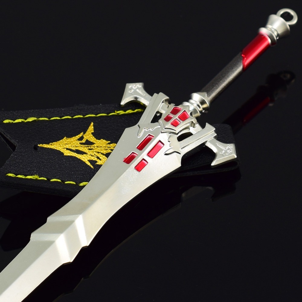 【 現貨 - 送刀架 】『 史萊姆劍 』22cm 鋅合金材質 劍 武器 模型 no.4085-細節圖3