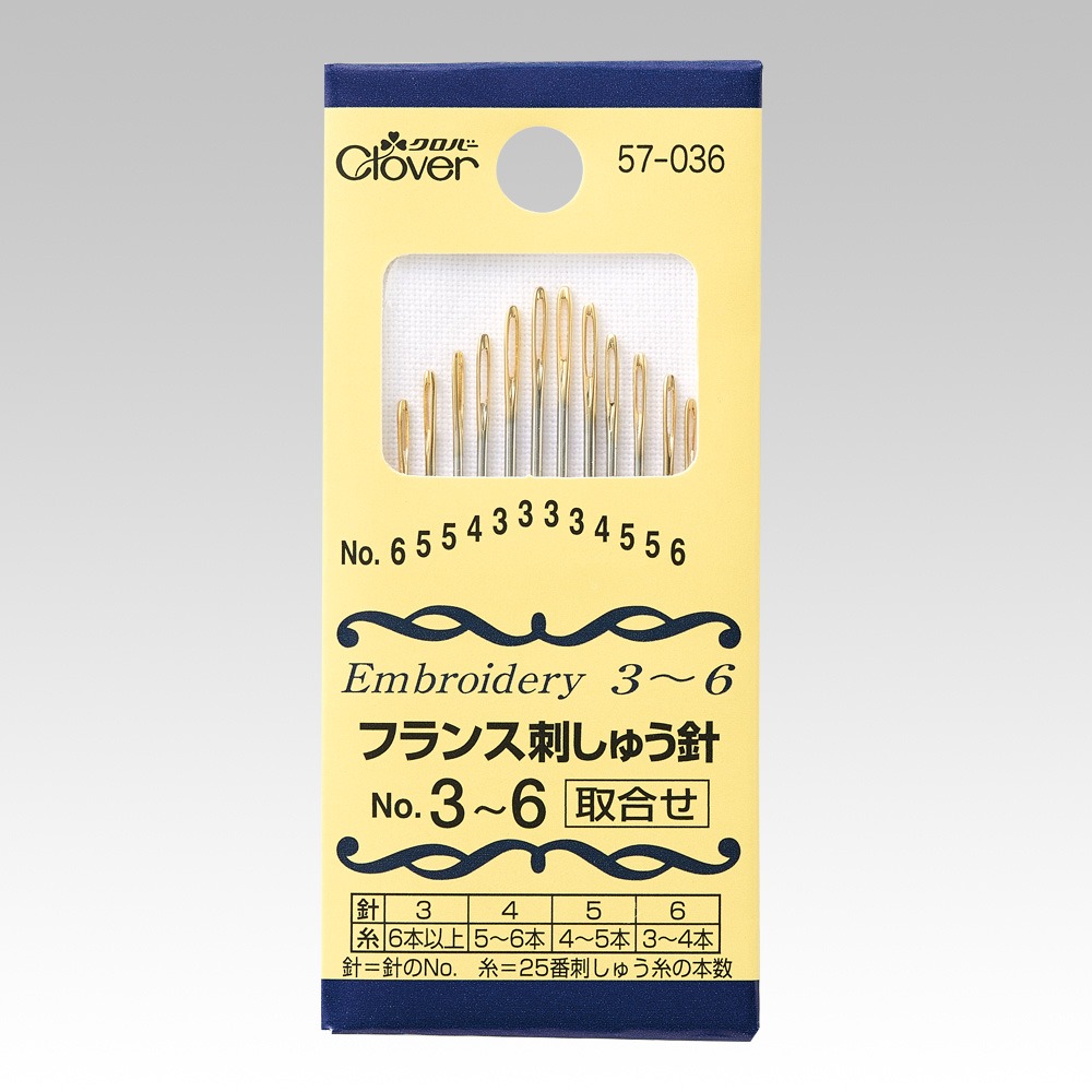 [現貨] Clover日本可樂牌法國刺繡針-規格圖3