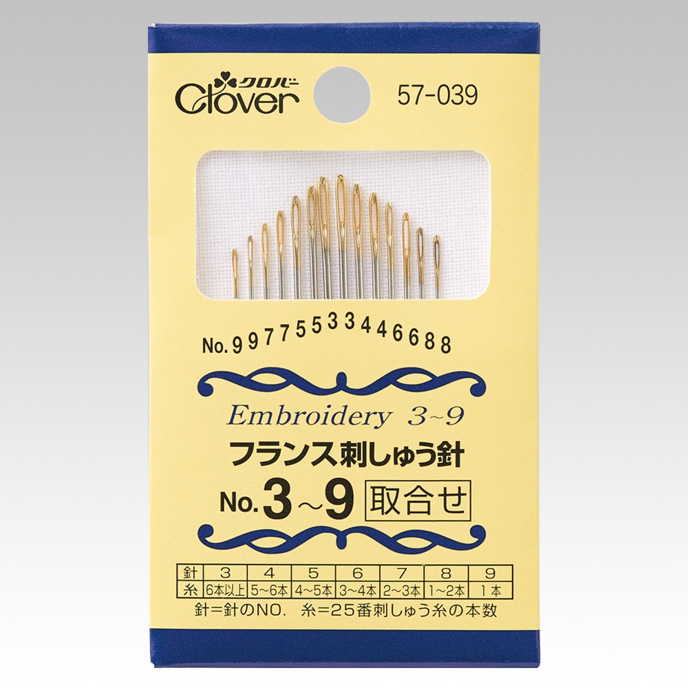 [現貨] Clover日本可樂牌法國刺繡針-規格圖3