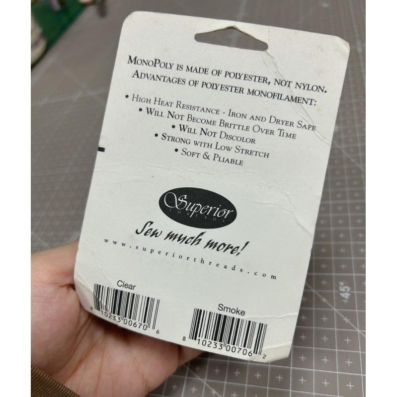 ［出清特價］聚脂纖維透明線🇺🇸-細節圖2