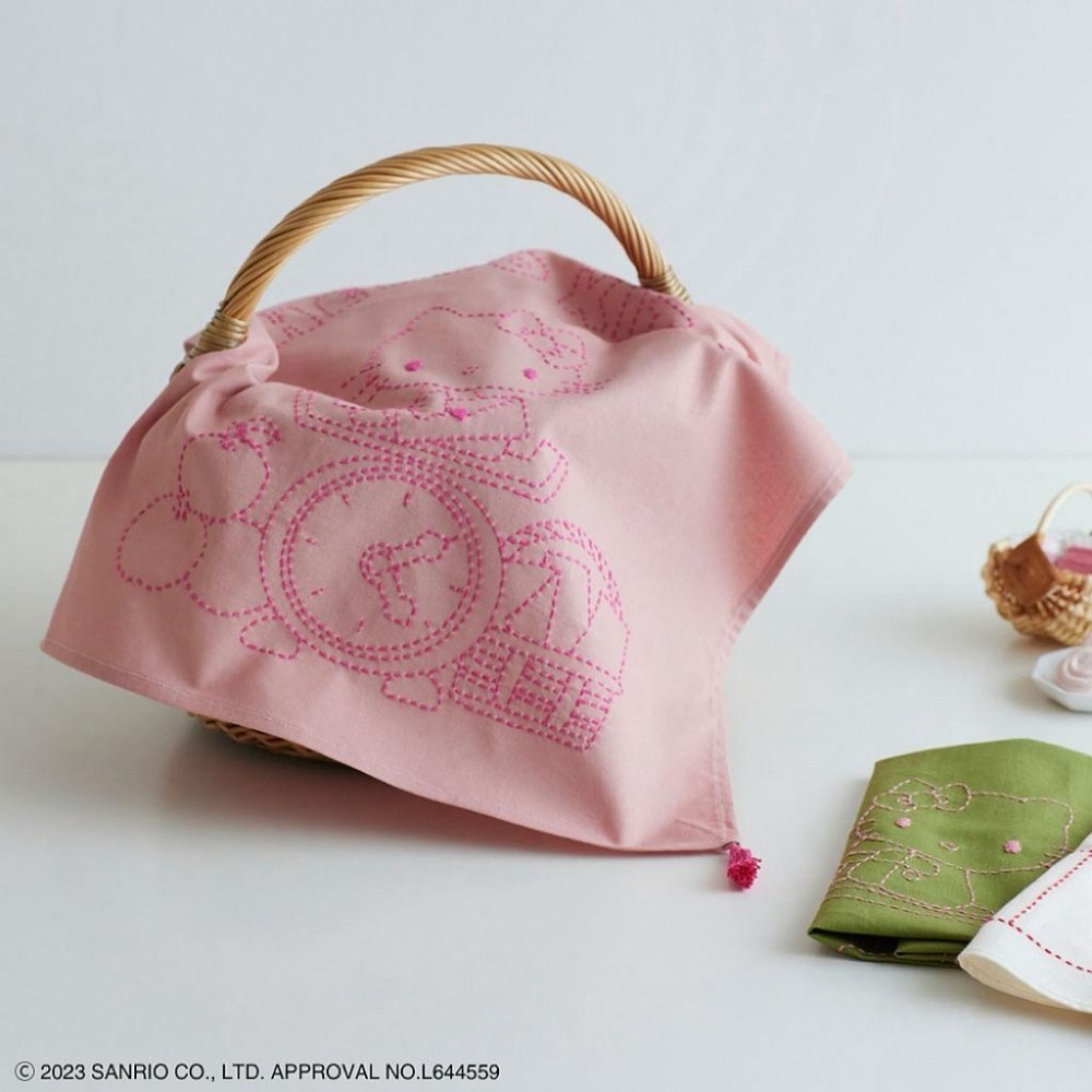 ［現貨］Hello Kitty刺子繡材料包🇯🇵-細節圖2