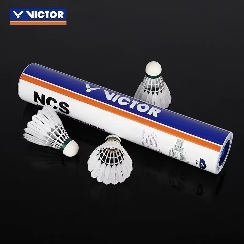 𝙎𝙊𝙎𝘼羽球超市｜VICTOR 勝利 新碳音球 NCS 12入/桶 77速 人造羽球 碳音球-細節圖3