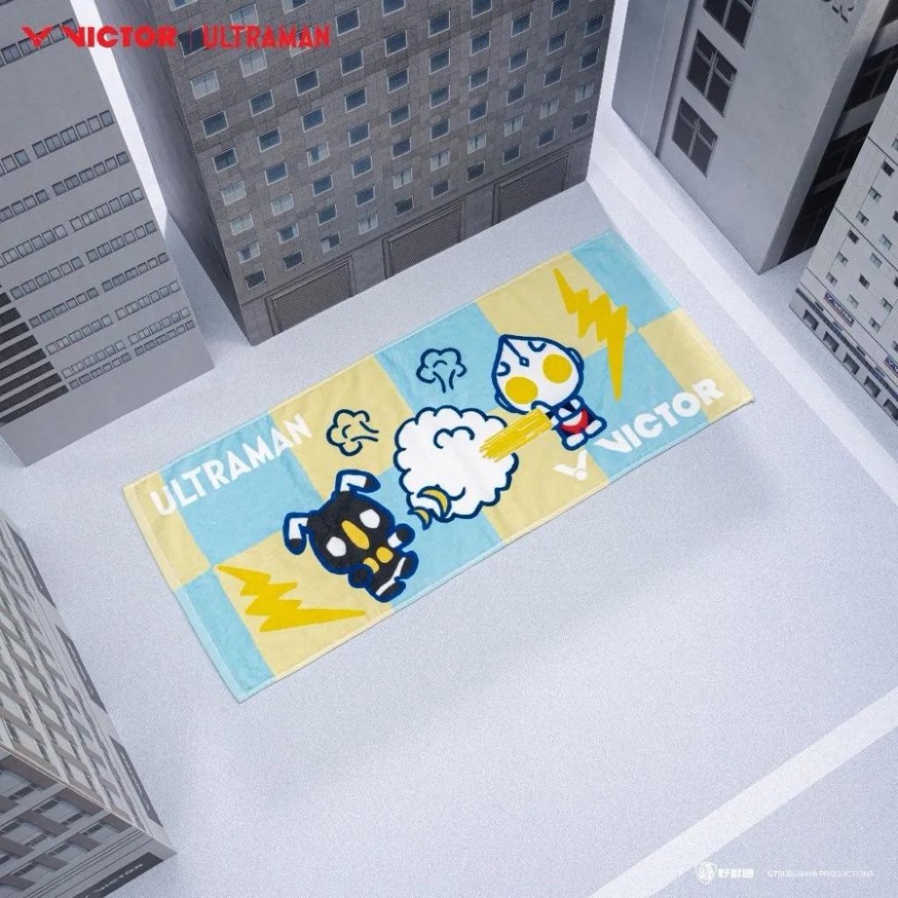 𝙎𝙊𝙎𝘼羽球超市｜VICTOR x 超人力霸王聯名毛巾 C-4210UTM C-4211UTM 運動毛巾-細節圖2