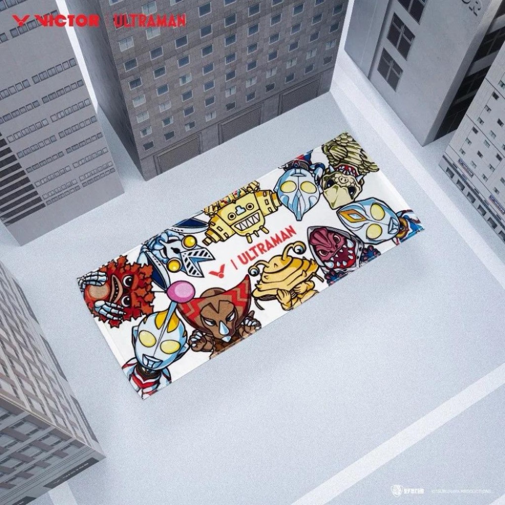 𝙎𝙊𝙎𝘼羽球超市｜VICTOR x 超人力霸王聯名毛巾 C-4210UTM C-4211UTM 運動毛巾-細節圖3