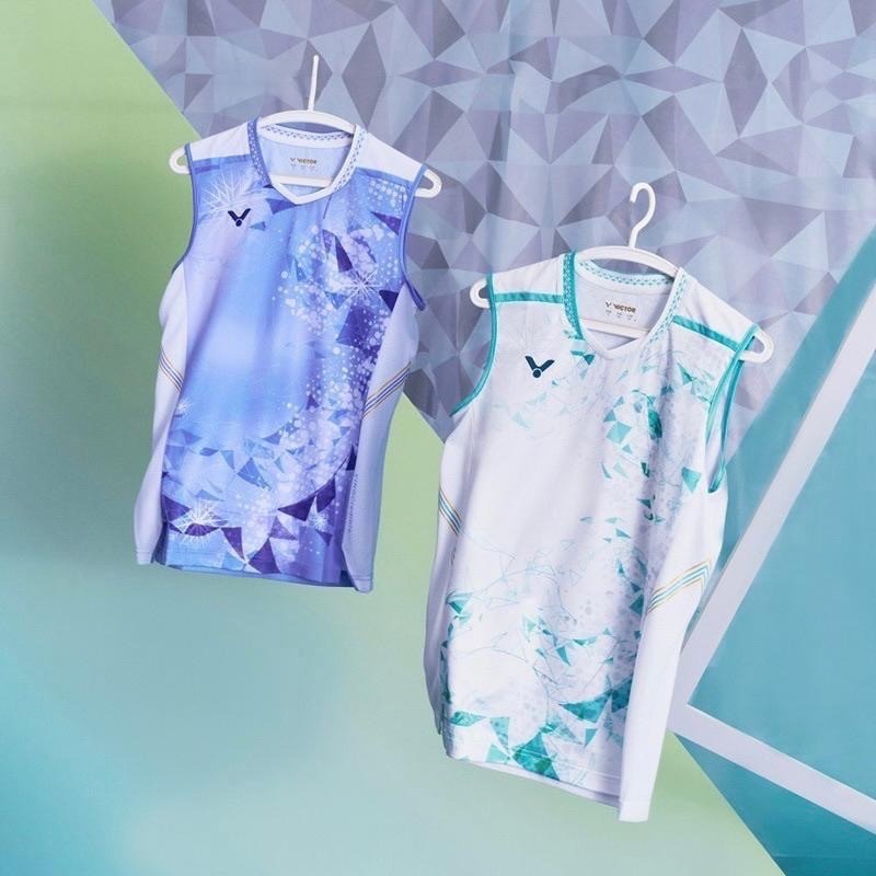 𝙎𝙊𝙎𝘼羽球超市｜VICTOR 勝利 戴資穎致敬系列大賽服 無袖款 T-50004TTY 羽球背心-細節圖3