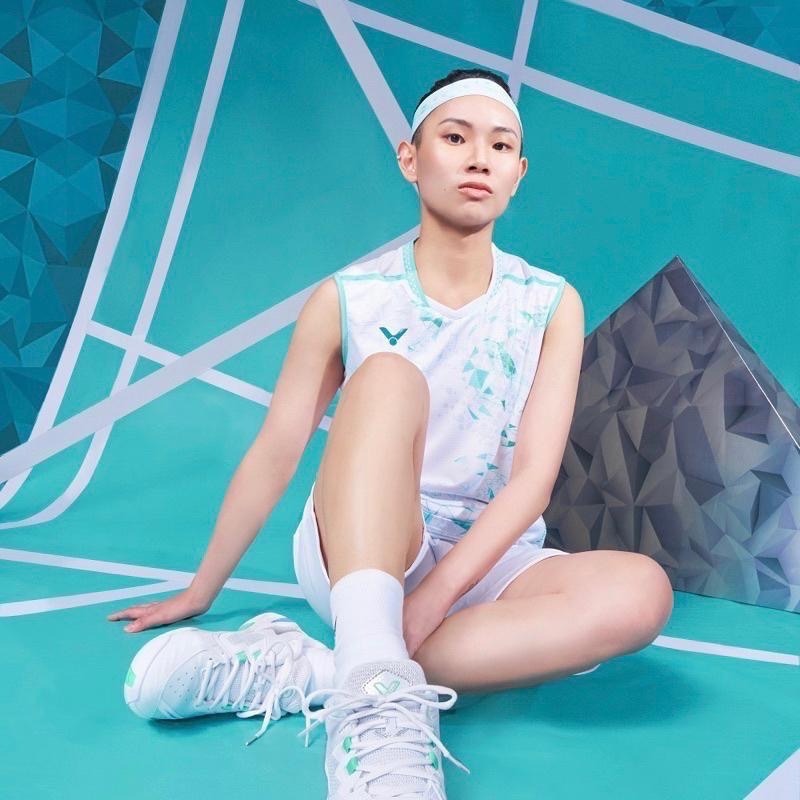 𝙎𝙊𝙎𝘼羽球超市｜VICTOR 勝利 戴資穎致敬系列大賽服 無袖款 T-50004TTY 羽球背心-細節圖4