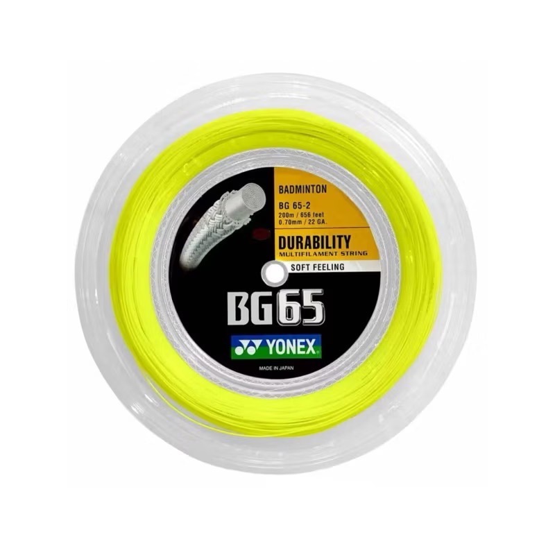 𝙎𝙊𝙎𝘼羽球超市｜YONEX 優乃克 BG65-2 大盤線 BG65 羽球線 羽拍線 BG-65 大捲線-規格圖1