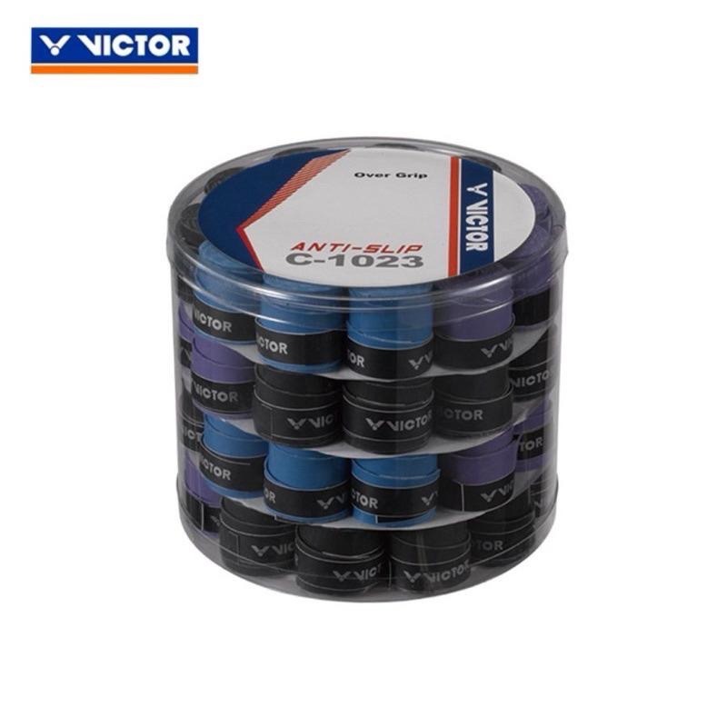 𝙎𝙊𝙎𝘼羽球超市｜VICTOR 勝利 薄握把布 60粒罐裝 C-1023A 外握把布 握把皮 C-1023-細節圖2
