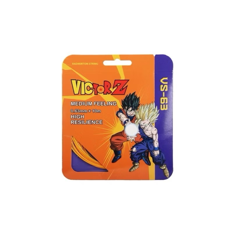 𝙎𝙊𝙎𝘼羽球超市｜VICTOR x 七龍珠Z 聯名羽拍線 VS-63DBZ 羽球線 雙色線 雙色羽球線-規格圖6