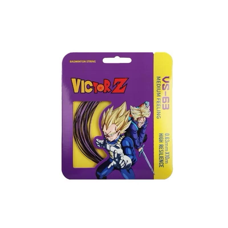𝙎𝙊𝙎𝘼羽球超市｜VICTOR x 七龍珠Z 聯名羽拍線 VS-63DBZ 羽球線 雙色線 雙色羽球線-規格圖6
