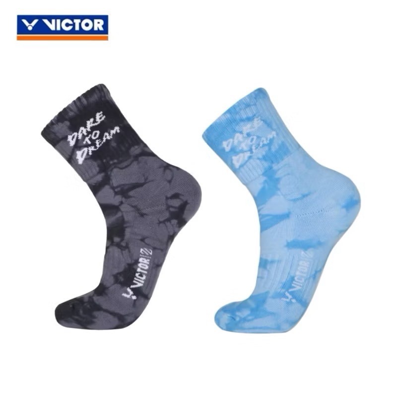 𝙎𝙊𝙎𝘼羽球超市｜VICTOR X LZJ 李梓嘉聯名中筒暈染襪 C-5111 運動襪 羽球襪-細節圖2