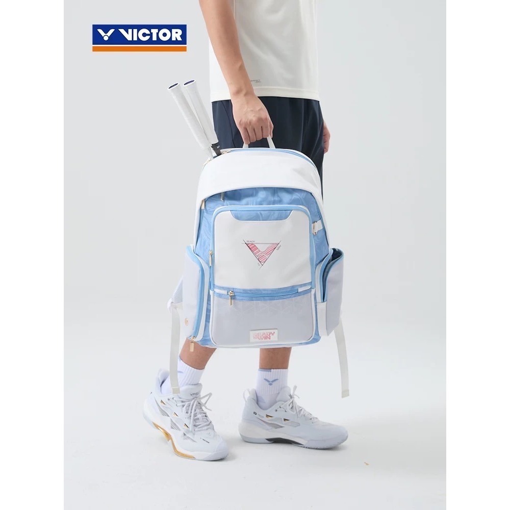𝙎𝙊𝙎𝘼羽球超市｜VICTOR 勝利 後背包 BR5043 羽球拍袋 運動背包 羽球背包-細節圖3