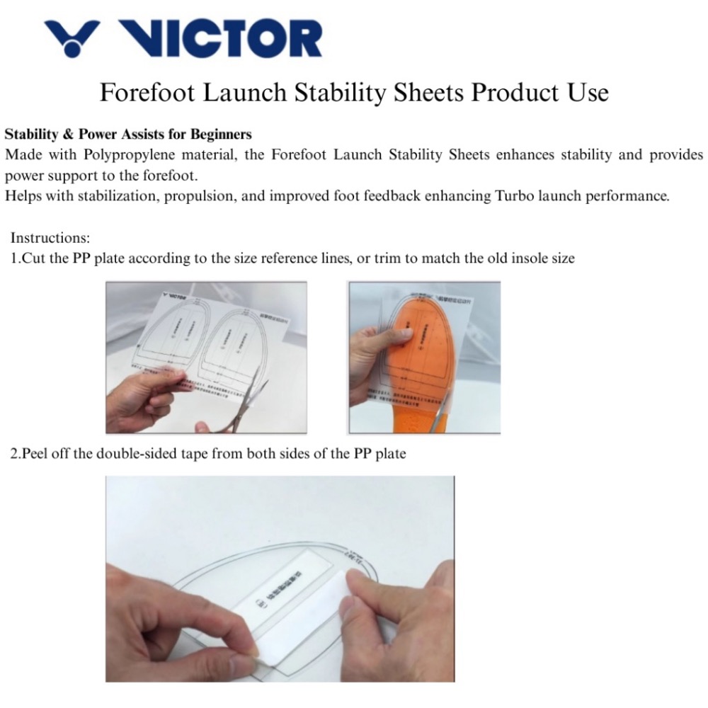 𝙎𝙊𝙎𝘼羽球超市｜VICTOR 勝利 前掌穩定啟動片 PG4003-細節圖7