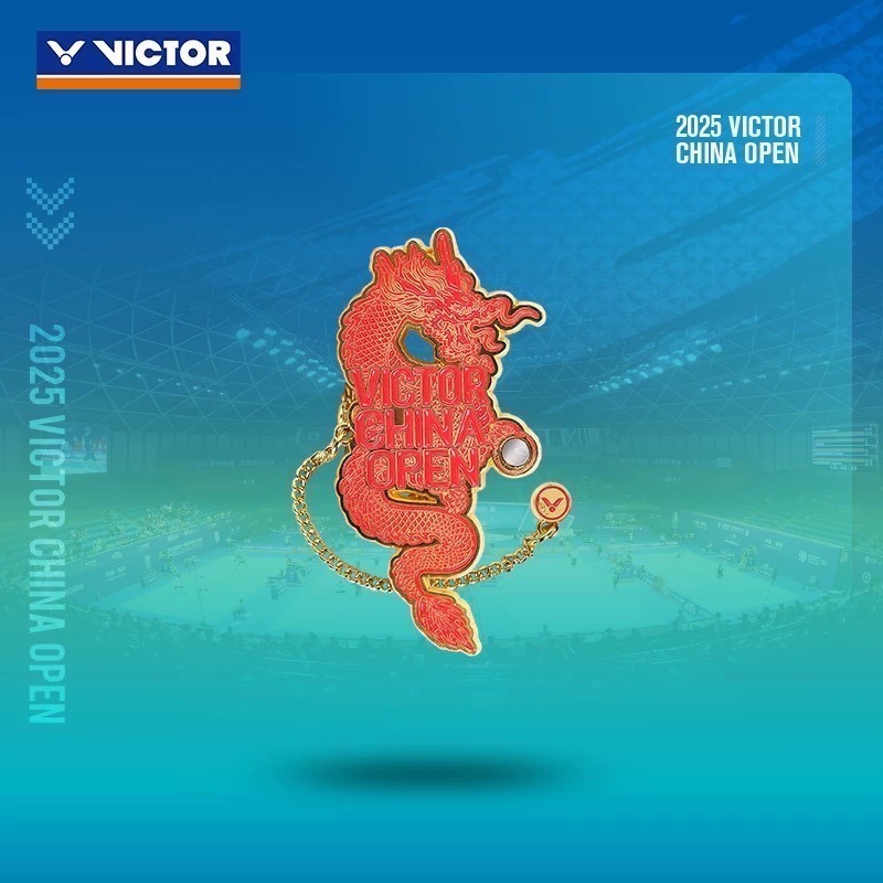 𝙎𝙊𝙎𝘼羽球超市｜VICTOR 勝利 2025中國公開賽紀念磁吸徽章 PG4007CO25-細節圖2