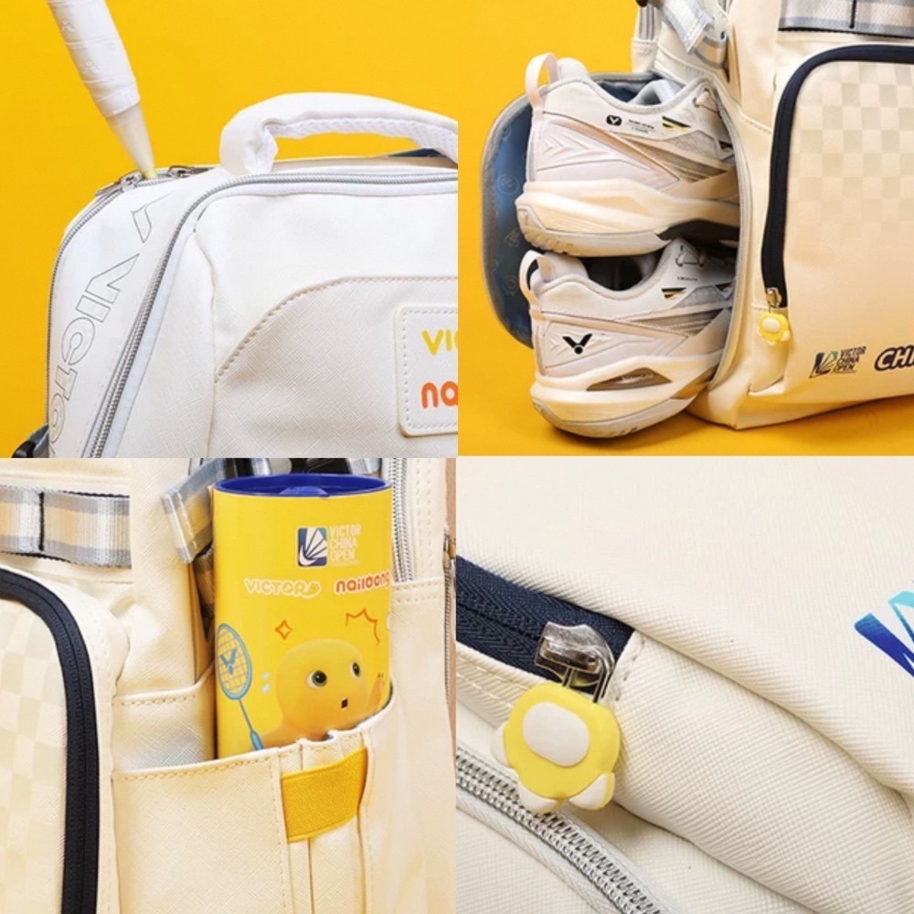 𝙎𝙊𝙎𝘼羽球超市｜VICTOR 勝利 2025中國公開賽 X 奶龍聯名兒童背包 BR011JRNLCO25-細節圖6