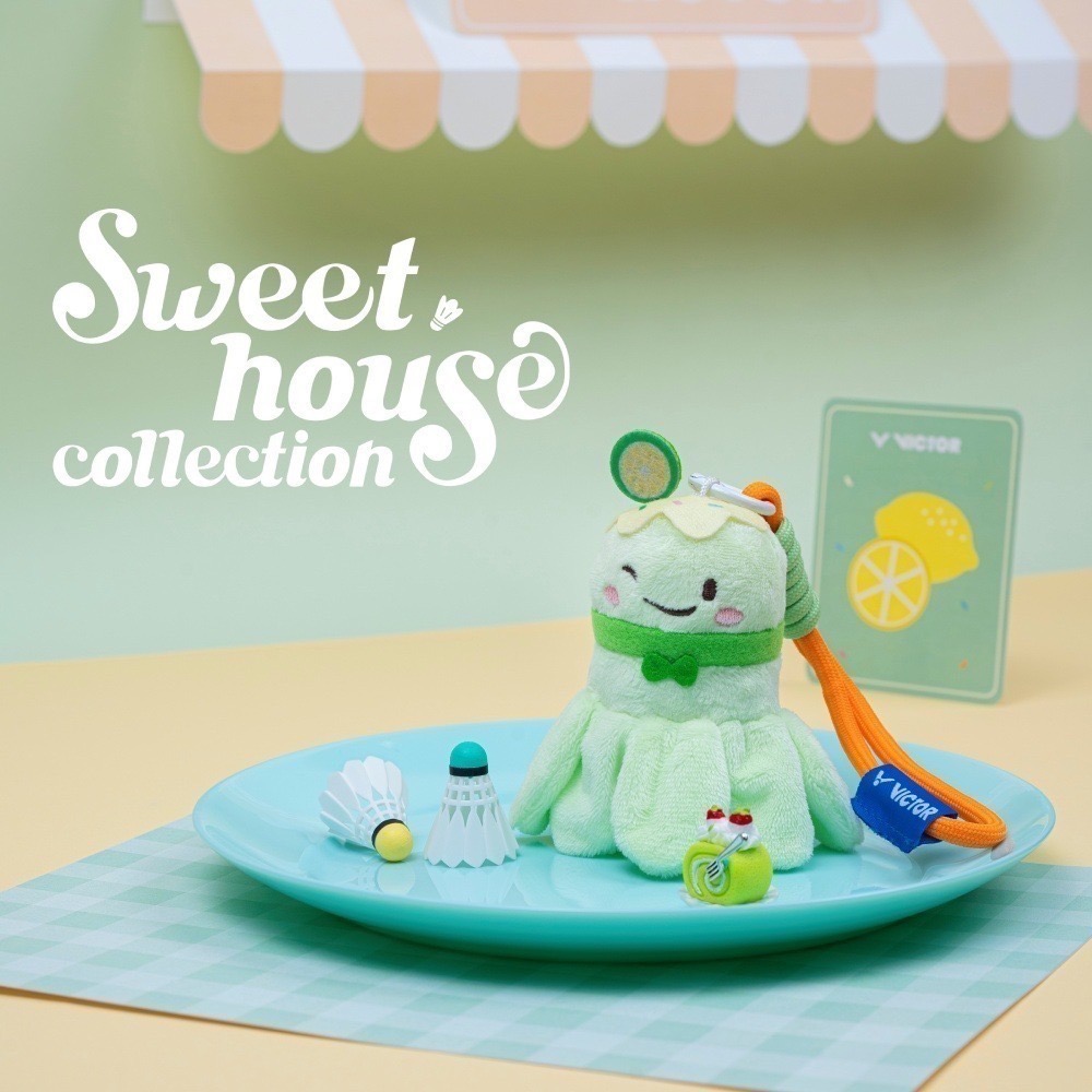 𝙎𝙊𝙎𝘼羽球超市｜VICTOR 勝利 Sweet House 甜點造型羽球絨毛吊飾 PG6027 羽毛球吊飾-細節圖10