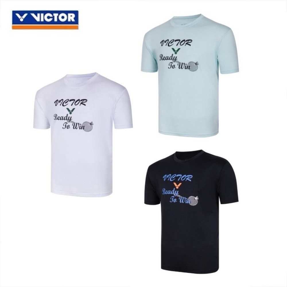 𝙎𝙊𝙎𝘼羽球超市｜VICTOR 勝利 針織T-Shirt T-2512 羽球衣 運動上衣 排汗衣-細節圖2