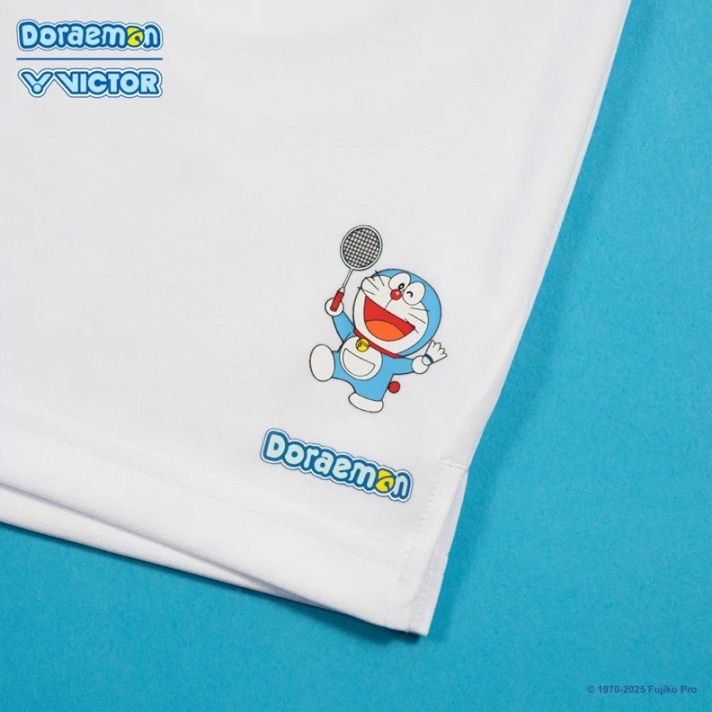 𝙎𝙊𝙎𝘼羽球超市｜VICTOR x 哆啦A夢限定系列短褲 R-522DRM 運動短褲 羽球褲 兒童短褲-細節圖3