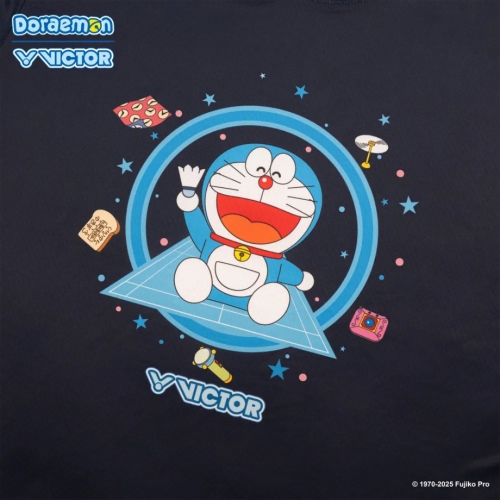 𝙎𝙊𝙎𝘼羽球超市｜VICTOR x 哆啦A夢限定系列T恤 T-524DRM T-524JRDRM-細節圖3