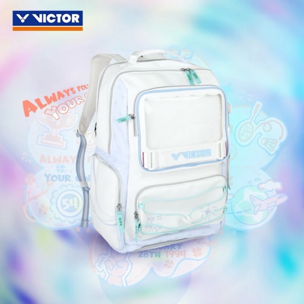 𝙎𝙊𝙎𝘼羽球超市｜VICTOR 勝利 黃雅瓊專屬系列後背包 BR5058HYQ 羽球背包 黃雅瓊背包 痛包-細節圖2