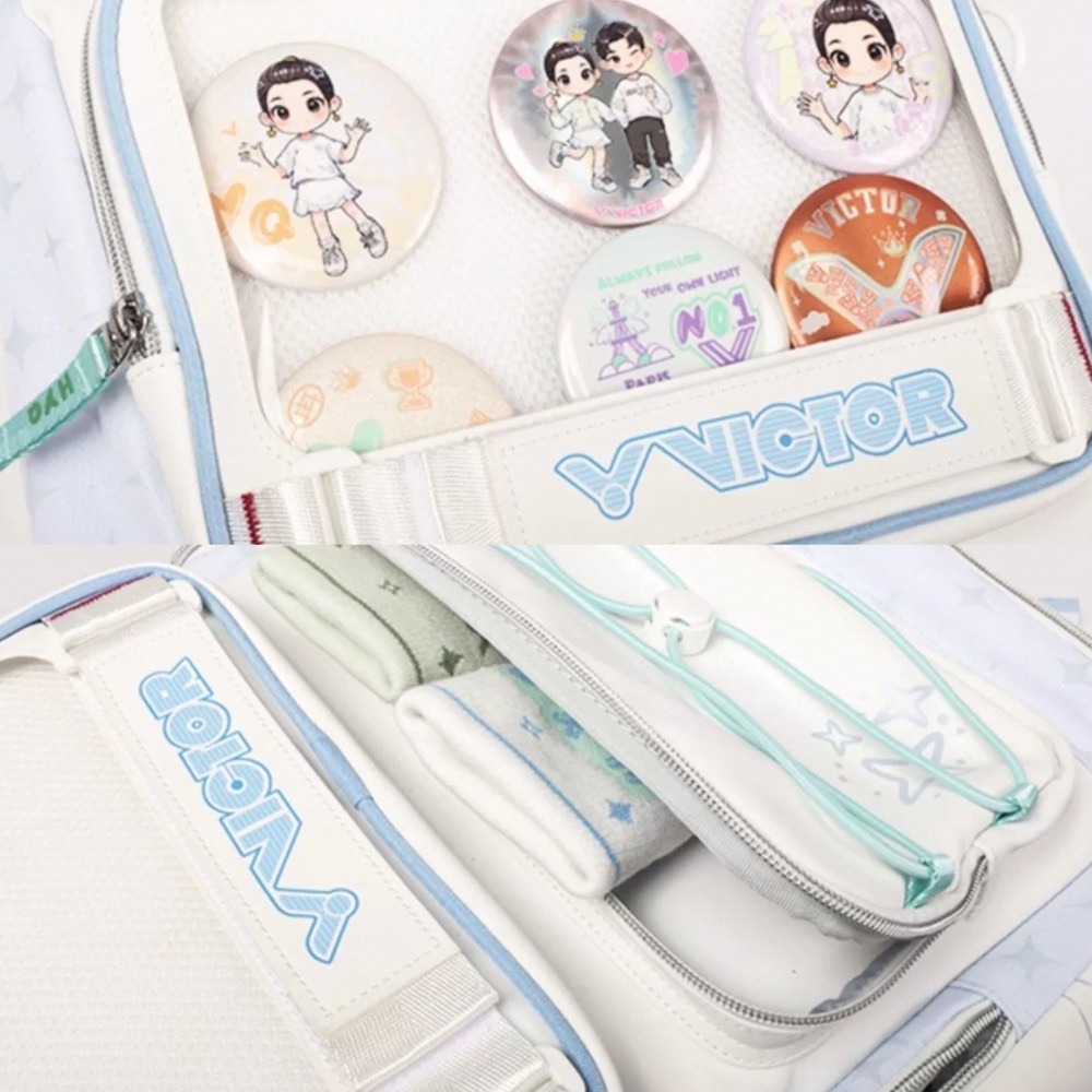 𝙎𝙊𝙎𝘼羽球超市｜VICTOR 勝利 黃雅瓊專屬系列後背包 BR5058HYQ 羽球背包 黃雅瓊背包 痛包-細節圖8