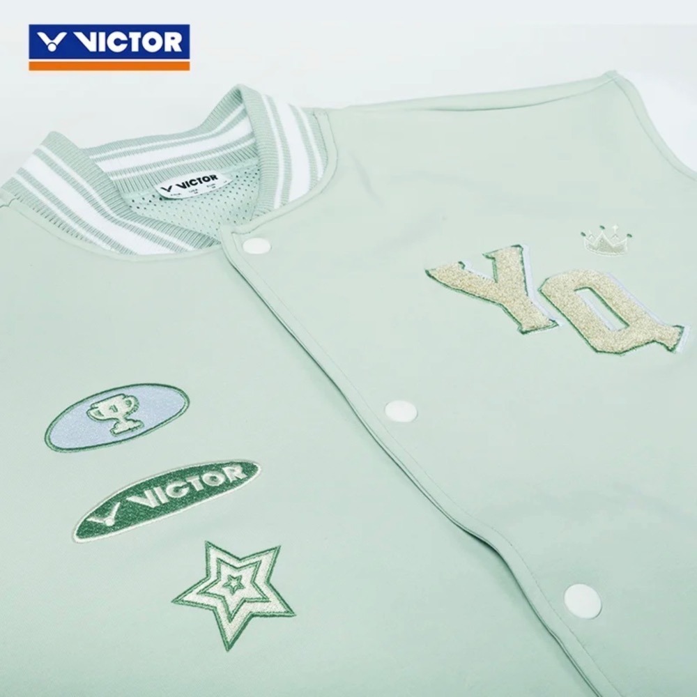 𝙎𝙊𝙎𝘼羽球超市｜VICTOR 勝利 黃雅瓊專屬系列針織運動外套 (中性款) J-503HYQ 黃雅瓊外套-細節圖8