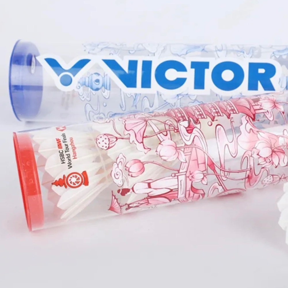 𝙎𝙊𝙎𝘼羽球超市｜VICTOR 勝利 2025 BWF世界巡迴賽總決賽紀念透明羽球收納桶 PG4514WT25-細節圖3