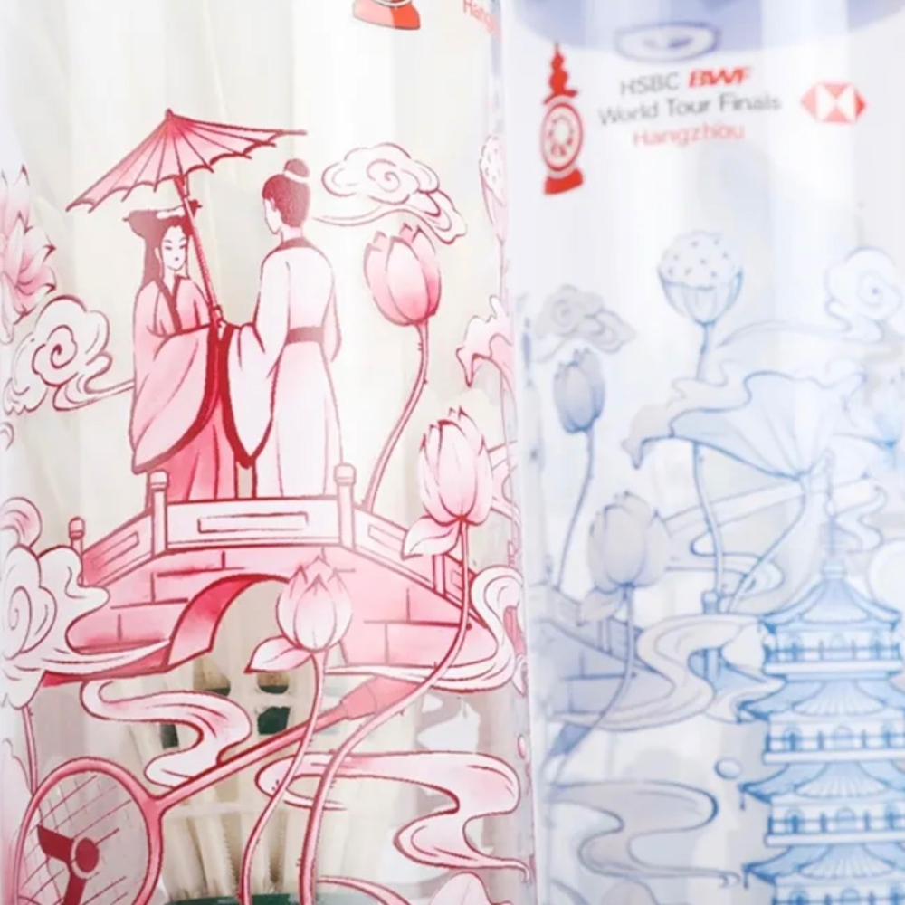 𝙎𝙊𝙎𝘼羽球超市｜VICTOR 勝利 2025 BWF世界巡迴賽總決賽紀念透明羽球收納桶 PG4514WT25-細節圖4