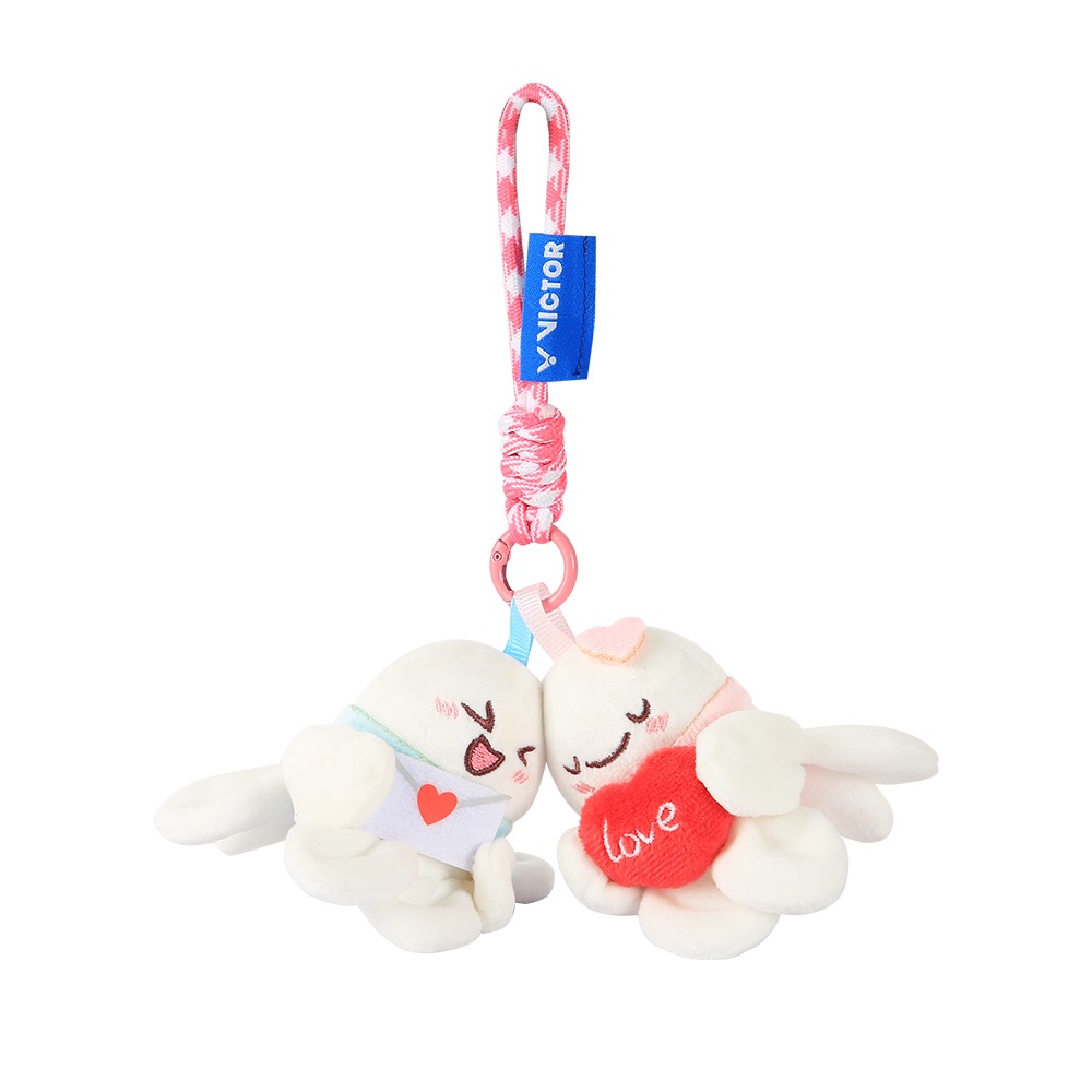 SOSA羽球超市｜VICTOR 勝利 羽球造型吊飾 PG6036 情人吊飾 小情侶吊飾 成雙成對-細節圖5