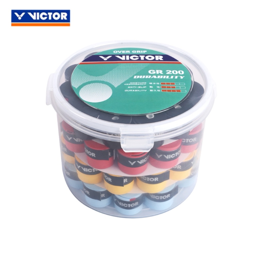 𝙎𝙊𝙎𝘼羽球超市｜VICTOR 勝利 桶裝握把布 60條混色 GR200-60MIX 握把皮-細節圖2
