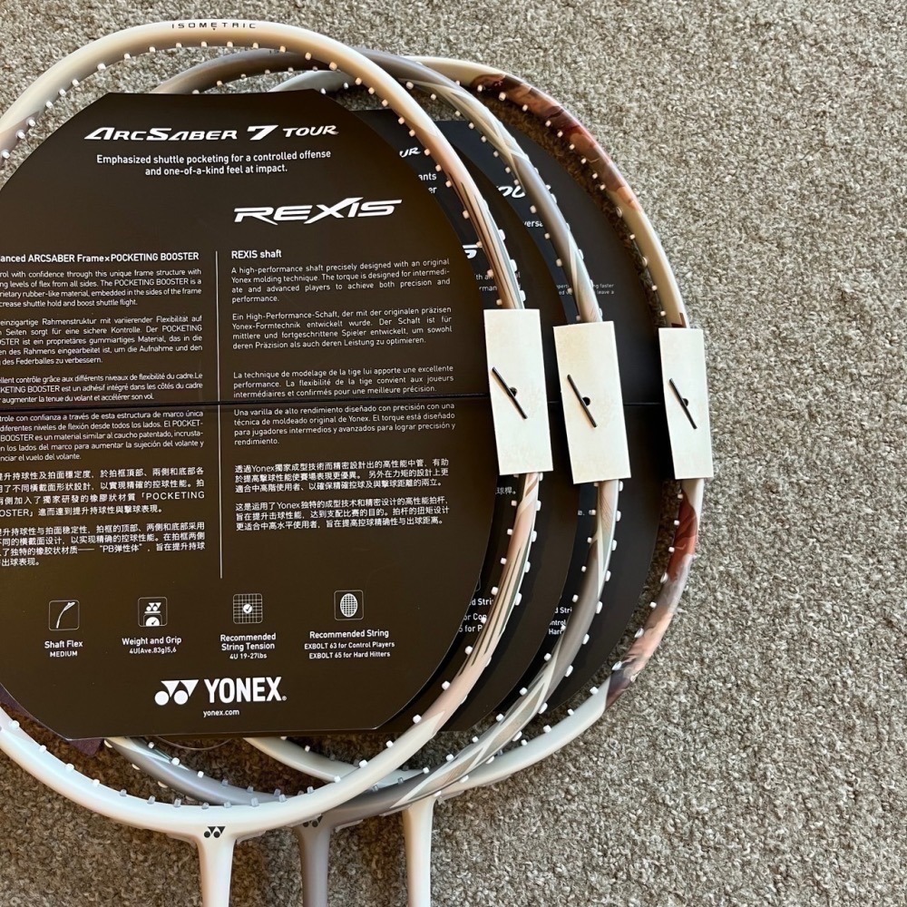 𝙎𝙊𝙎𝘼羽球超市｜YONEX 優乃克 拾光系列🎞️ 奶茶色羽球拍 NF700TOUR AX77 ARC7-細節圖8