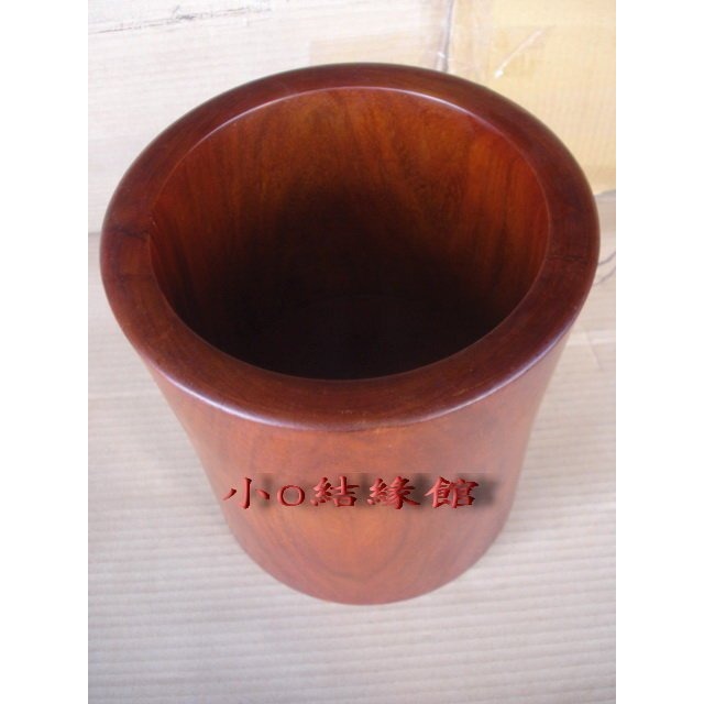 小o結緣館仿古傢俱............天然花梨木筆筒23.5x23.5x25-細節圖3