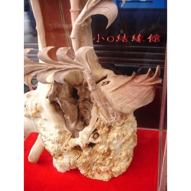 小o結緣館仿古傢俱............竹報平安(檀香瘤)36x26x73-細節圖3