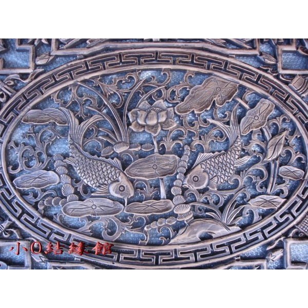 小o結緣館仿古傢俱...............連連(年年)有魚100x3x60-細節圖2