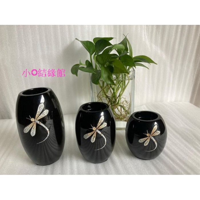 小o結緣館仿古傢俱............漆器燭臺 桌燈(漆器) (三件一組)-細節圖2