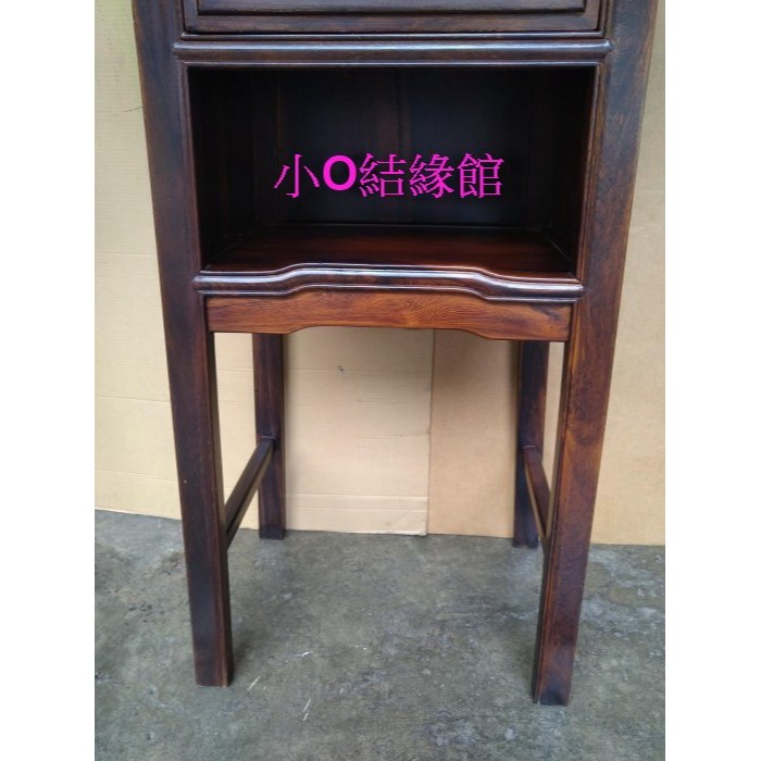 小o結緣館仿古傢俱...高單抽元寶桌.小型供桌.玄關桌(高.低二款)68x40x106-細節圖5